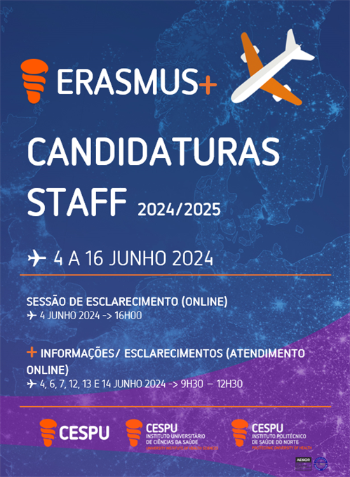 Cartaz Erasmus + STAFF (2024-2025)